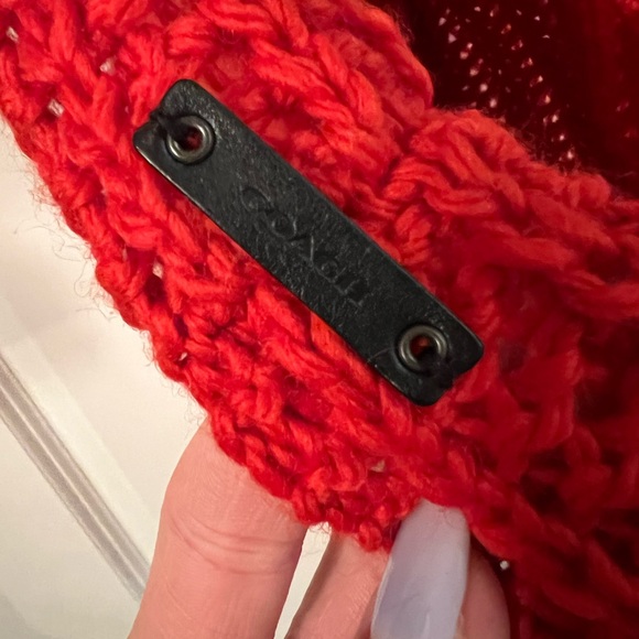 Coach chunky knit infinity scarf - Picture 2 of 2